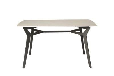 Customizable Modern Slate Grey Dining Table