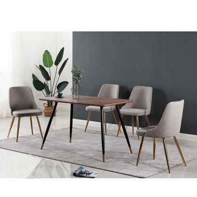 Wholesale Home Hotel Restaurant Furniture Metal Legs Dining Table