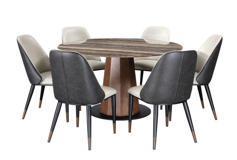 Home Hotel Furniture Modern Luxury Marble Top Restaurant Dining Table