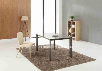 Commercial Furniture Glass Restaurant Dining Table From China