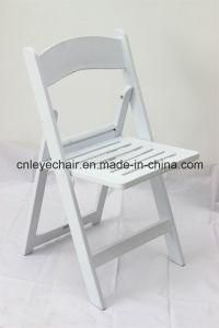 Slat Resin Folding Chair for Outdoor Wedding