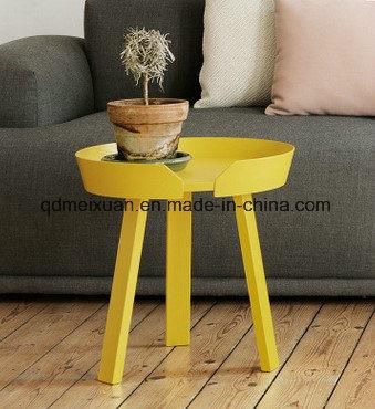 Nordic Contracted Solid Wood Tea Table, Small Coffee Table Creative Small Round a Few Tea Table (M-X3825)