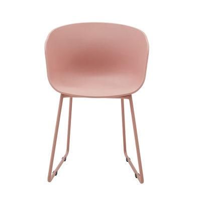 Factory Price Wedding Chair Morden Outdoor Chair Home Furniture Quality Metal Legs Chair PP Plastic Chair