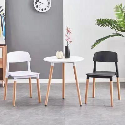 High Quality China Modern Design Colorful Dining Stackable Plastic Chairs