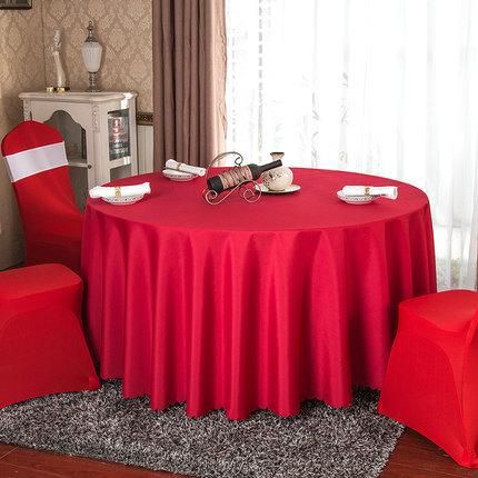 Colorful Customized Plain Polyester Tablecloth for Table Use