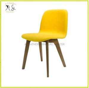 Nordic Design Chair Restaurant Dining Chair Wooden Upholstered Chair