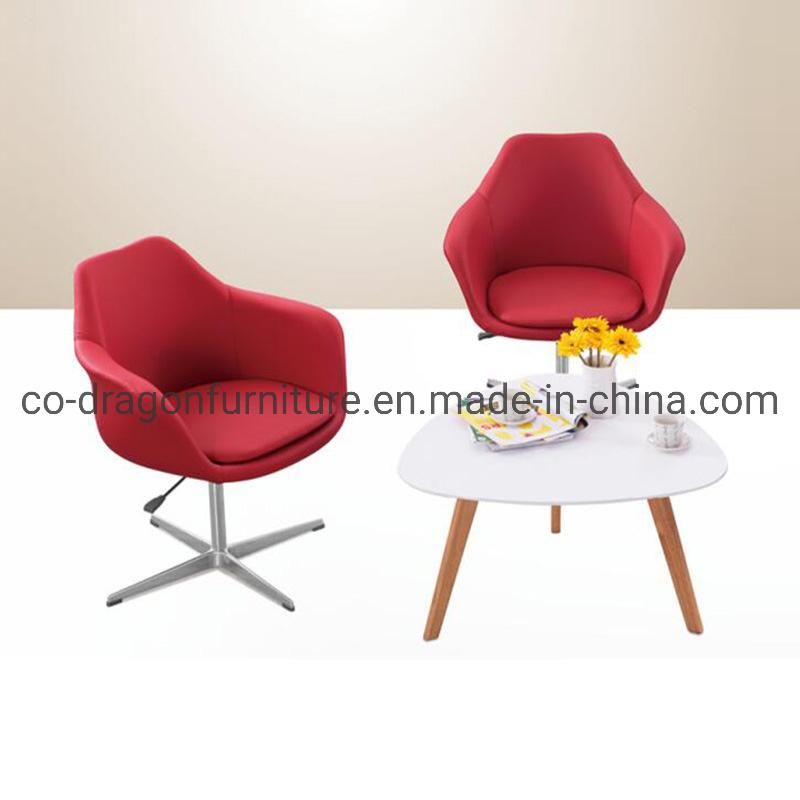 Modern Fabric Living Room Furniture Swivel Metal Legs Dining Chair