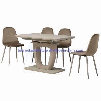 Popular Factory Home Furniture Top Dining Room Table Set Modern Design Cheap Dining Table Sets