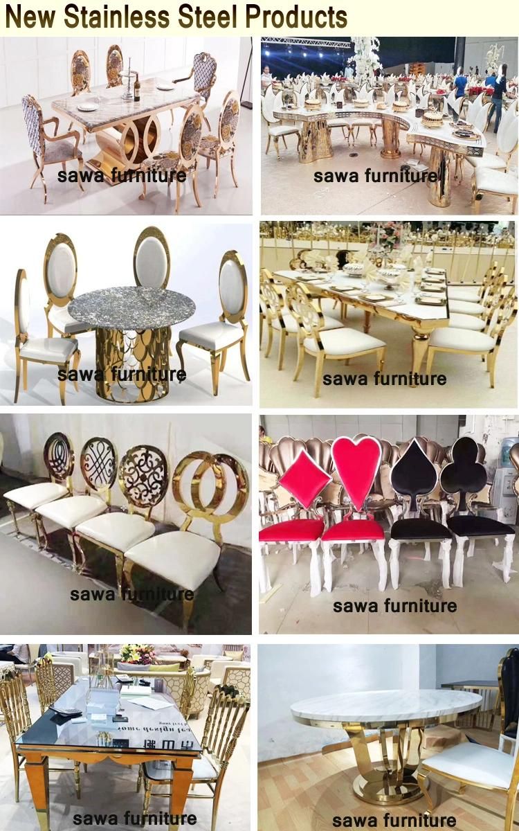 China Cheap Stainless Steel Wedding Chairs for Sale