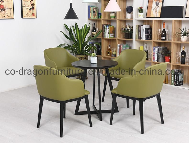 High Quality New Design Home Furniture Wooden Leather Dining Chair