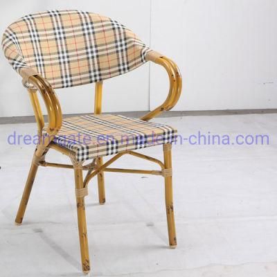 Colorful Stackable Bamboo Looking Dining Chair