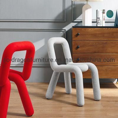 Fashionable Unique Design Fabric Steel Dining Chair for Dining Furniture