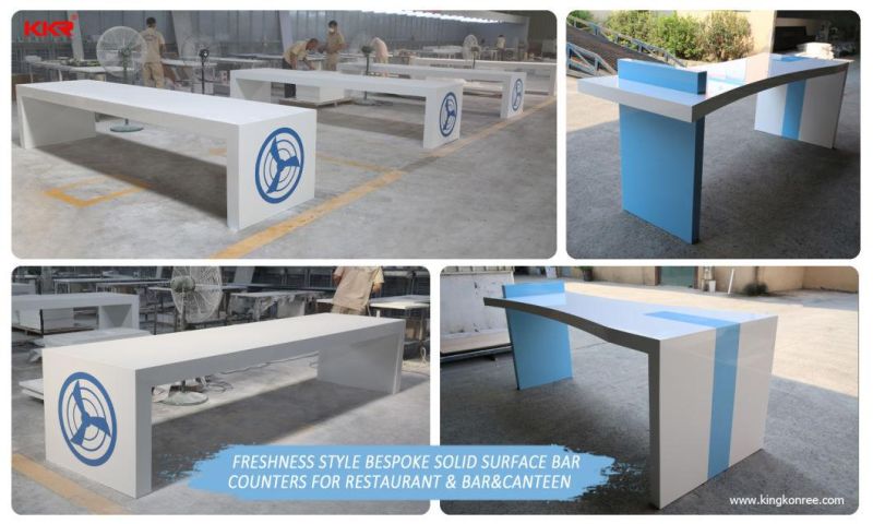 Artificial Stone Modern Solid Surface Table for Sea Yacht