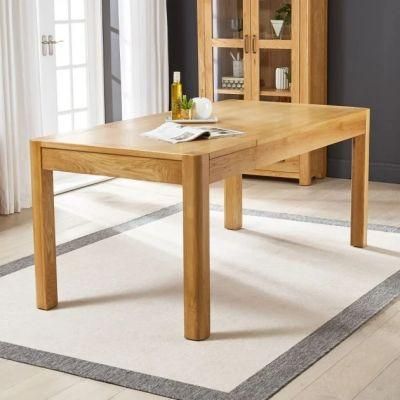 Oak Medium Extending Dining Table to Seat 4 to 6 People