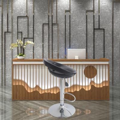 Nordic Metal Footstool Chrome Bar Stool