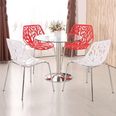 French Style Luxury Leisure Chair Manufacturer Metal Legs Plastic Chair Metal Frame Chairs Modern French