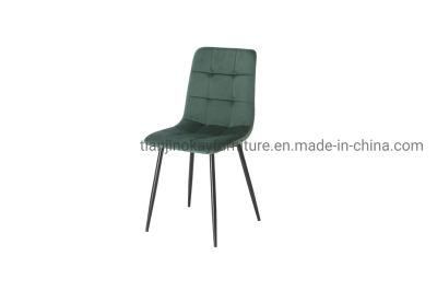 Free Sample Dining Modern Pink Fabric Blue Black Green Crushed Grey Gold Dine Table Tufted Red Navi Luxury French Velvet Chair