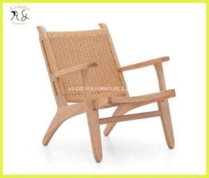 Leisure Style Solid Wood Wicker Cane Lounge Recliner Chair
