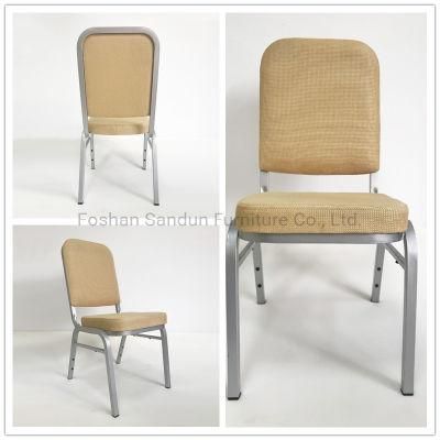 Cheap Silver Aluminum Banquet Chair for Banquet Hall