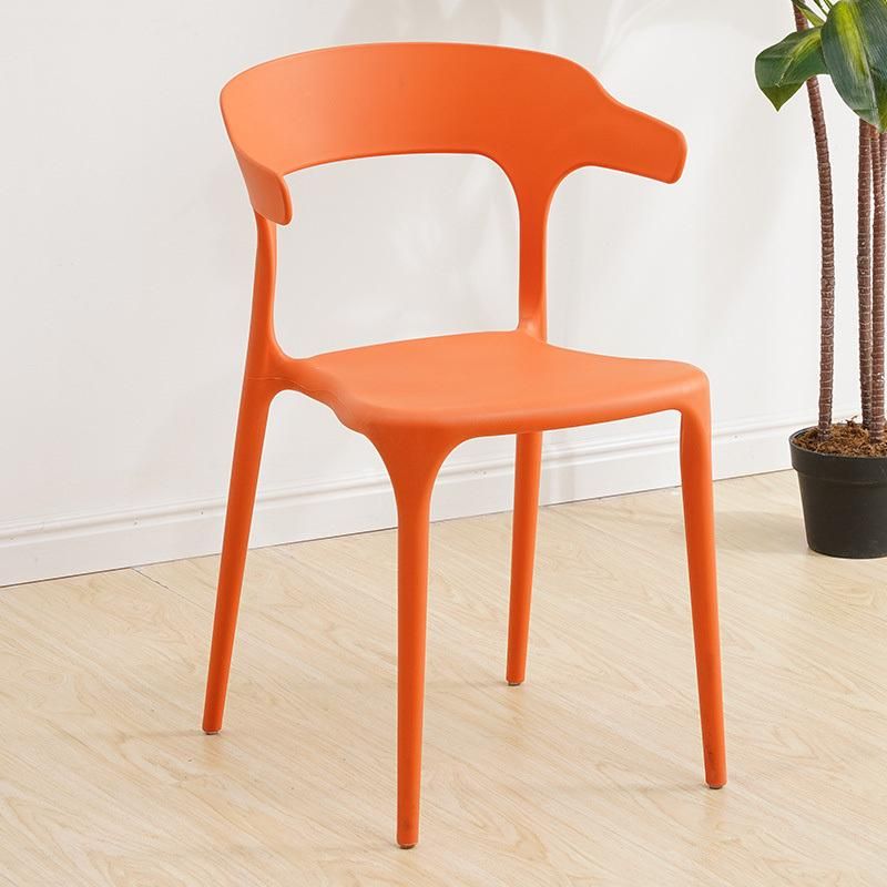 Hot Sales Plastic Furniture Casual Simple Thickened Dining Chairs