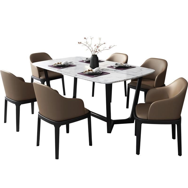 Modern Wicker Hotel Woodentable Restaurant Chair Dining Furniture for Sale