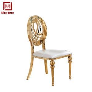 Golden Stainless Steel Dining Chairs for Dining Room