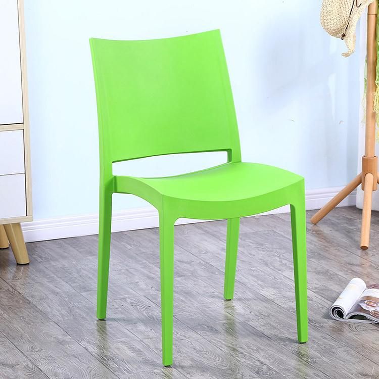 Chinese Supplier Plastic Wedding Chair Hotel Home Office Banquet Chair Leisure Back Green Stool