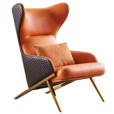 Home Furniture Modern Design Sofa Chair Leather Lounge Leisure Chair
