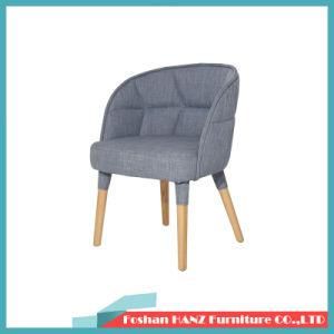 Coffee Shop Luxury Modern Wooden Frame Furniture High Grade Hotel Restaurant Cloth Art Chair