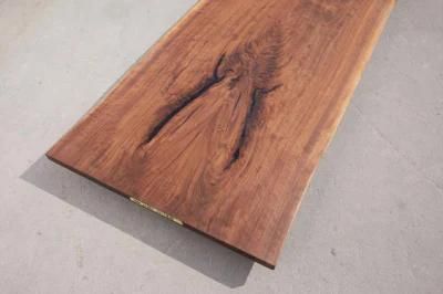 Live Edge Book Matched Solid Wood Slab /Walnut Butcher Block Top /Custom Size Epoxy Resin River Table/ Natural Wood Table
