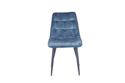 Factory Custom Diamond Blue Flannel Chair