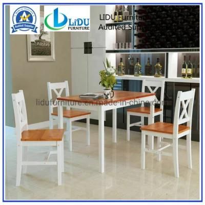 High Dining Wooden Restaurant Chairs and Tables Sale Used for Restaurants Dining Set Pure Solid Wood Furniture