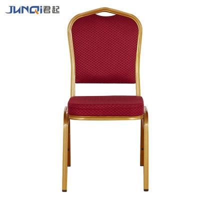 Wholesale Luxury Stackable Metal Hotel Wedding Chair Antique Banquet Chair