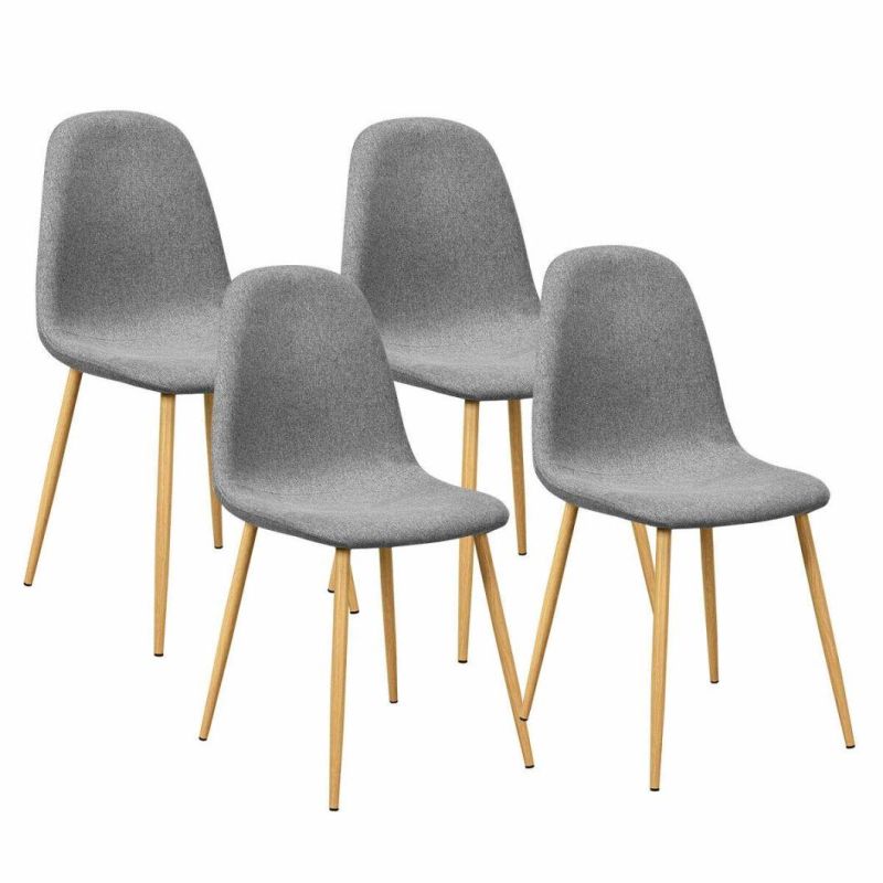 Selling Metal Frame Dining Chairs with Cushion Seated Metal Frame Dining Chair