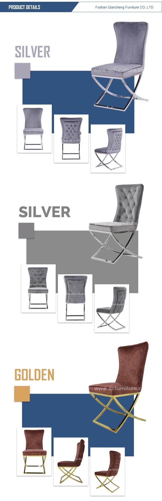 Wholesale Stainless Steel Dining Room Chair