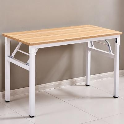 Multifunction Hotel Furniture Small Apartment Steel-Wood Dining Table