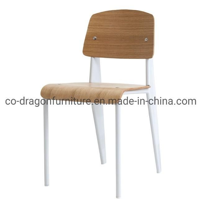 Wholesale Furniture Steel Restaurant Chair with Wood for Dining Furniture