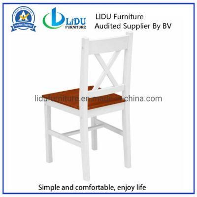 White Color Dining Room Furniture Set Cheap Modern Simple Design Dining Chairs