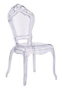 European Emperor Modern Simple Transparent Coffee Hotel Acrylic Plastic Chair