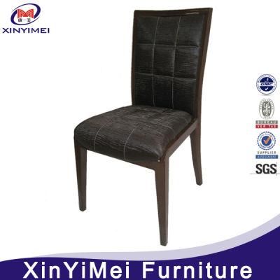 Black PU Leather Dining Chair Modern and Simple Design Chair (XYM-H131)