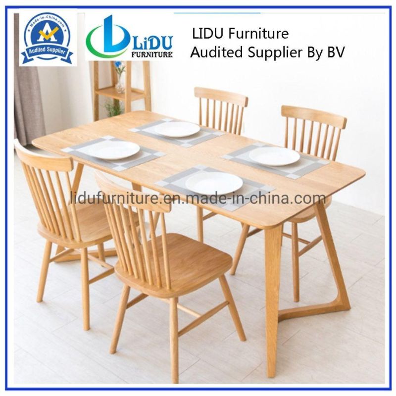 Home Furniture Wooden Table Contracted Style Modern Wood Dining Table Solid Timber