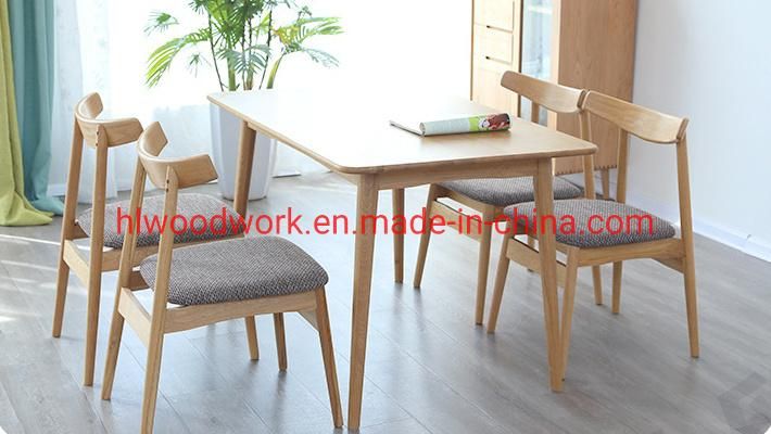 Large Rectangular Oak Wood Dining Table Dining Room Furniture/Home Furniture/Chair and Table Set/Table Furniture/Table for Studying Round Legs Dining Table