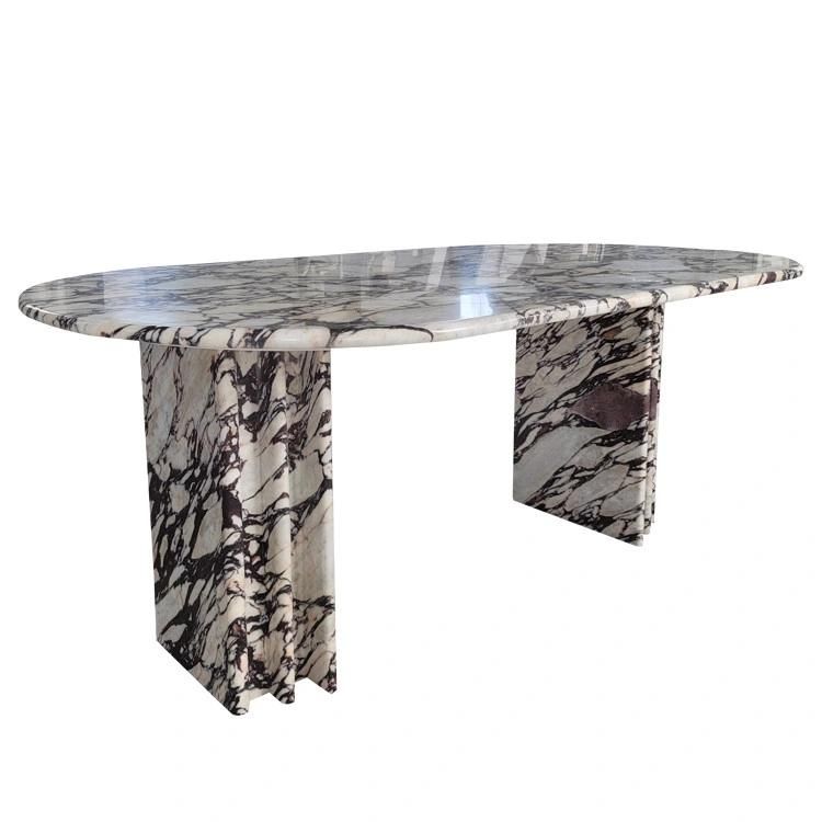 High Quality Design Modern Oval Marble Table