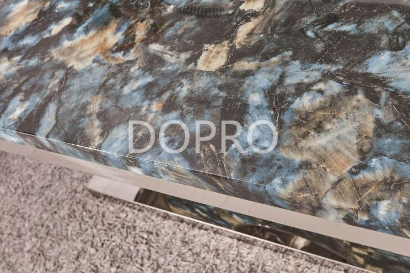 Starry Sky Dining Table with Charming Marble Top