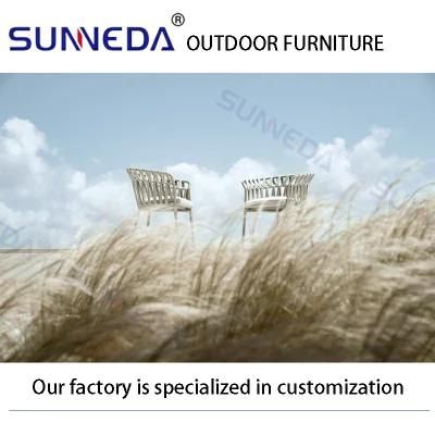 Nordic Style Popular Traditional Weaving Metal Wholesale Outdoor Sofa Set