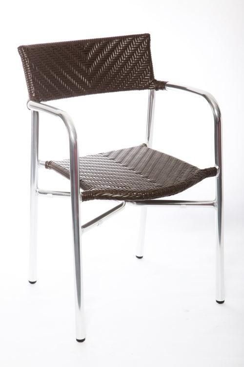 Popular Design for Us Market Stacking Aluminum Dining Chair