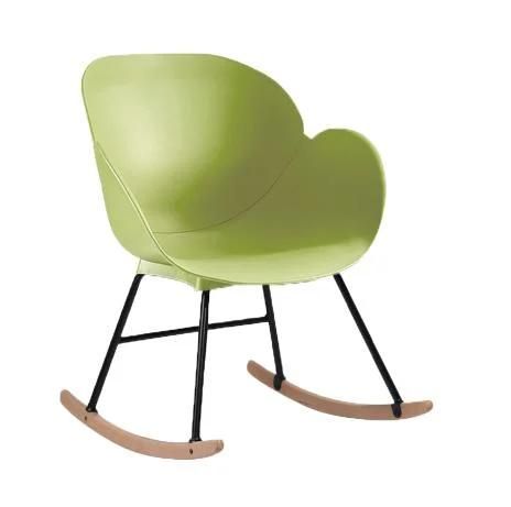 Plastic Rocking Chair New Design Skin-Friendly Modern Leisure Chair for Home Furniture