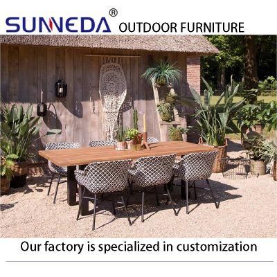 Hot Sale Waterproof Weaving Wholesale Aluminium Alloy Rattan Garden Chair