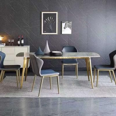 Wholesale Italian Modern Simple Style Dining Room Luxury Sintered Stone Dining Table