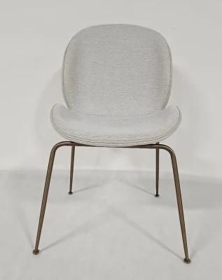 Fashion U Shape Chair with Plywood Inside Fabric Shell Dining Chair